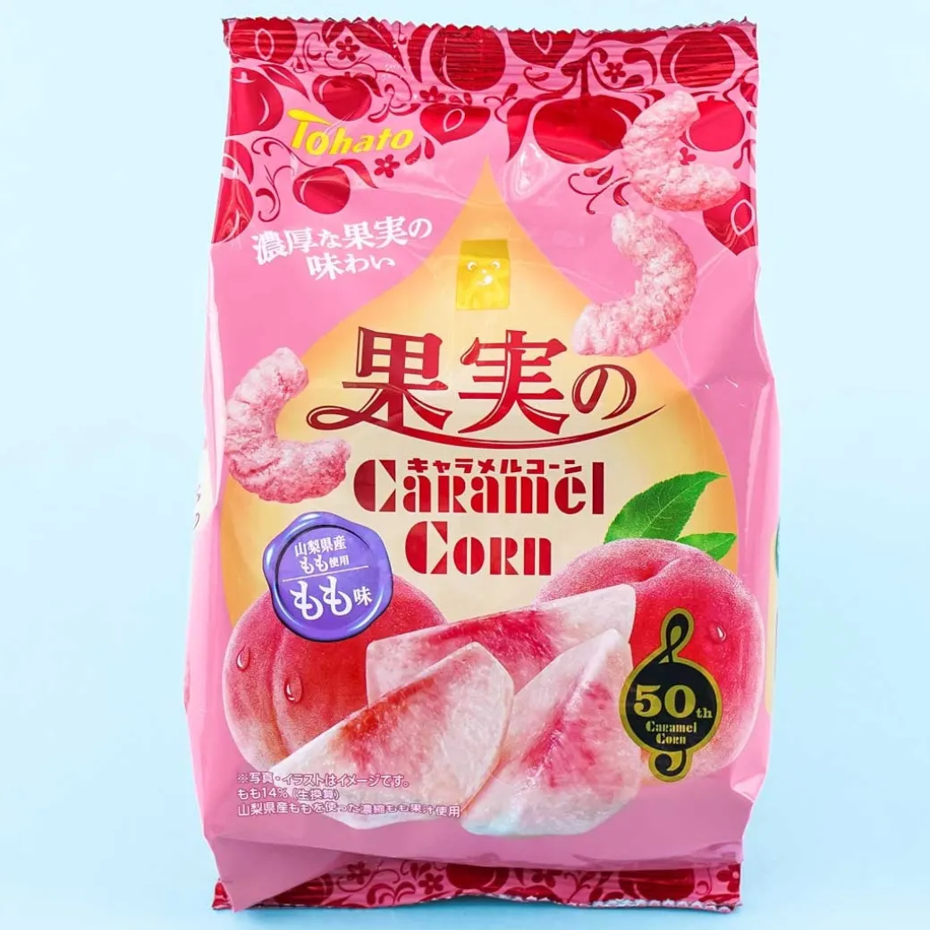 Tohato Fruit Caramel Corn - Peach