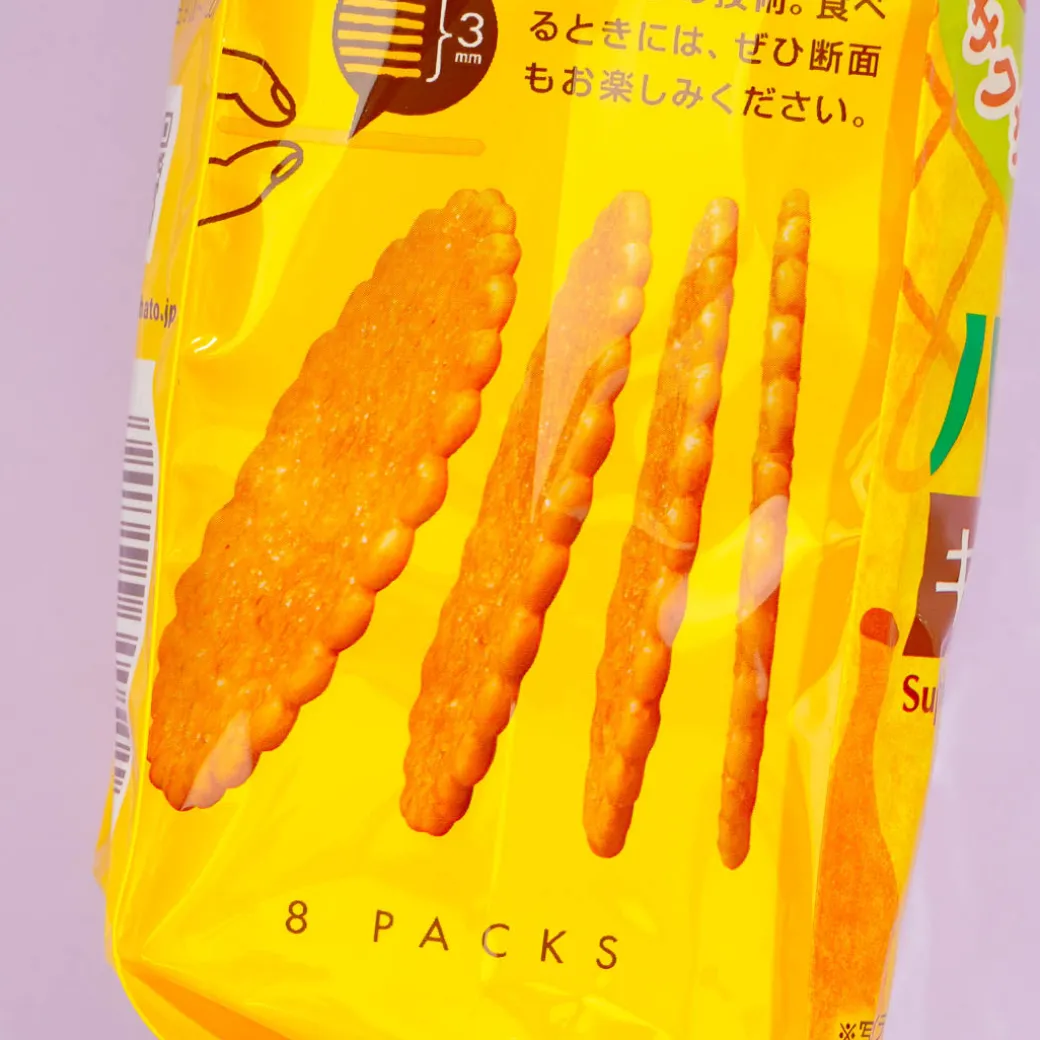 Tohato Harvest Smile Super Thin Biscuit Bag - Caramel Banana