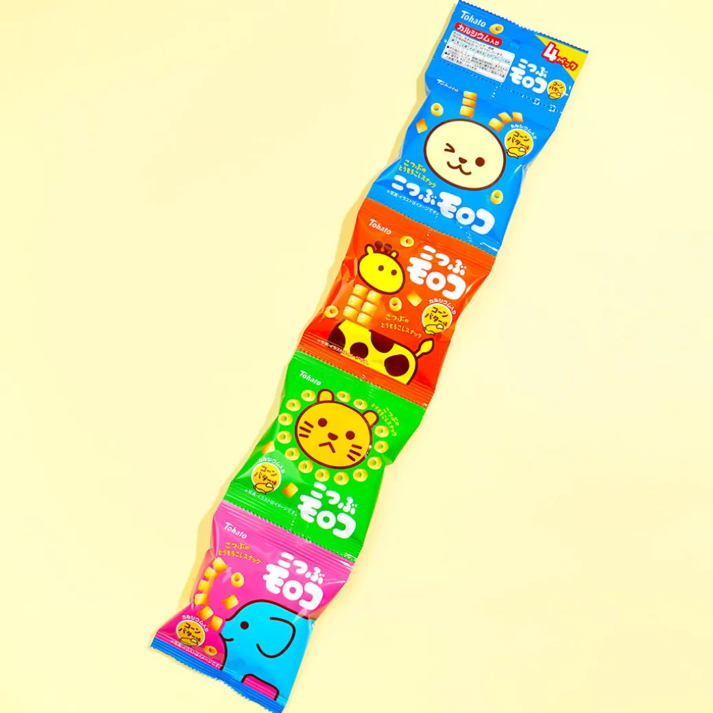 Tohato Kotsubu Moroko Corn Rings Snack - Butter / 4 pcs