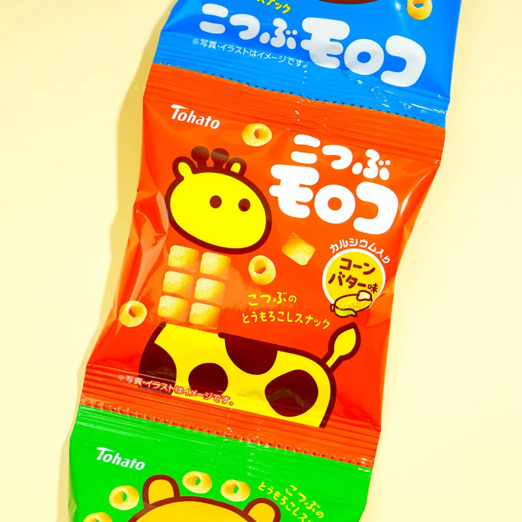 Tohato Kotsubu Moroko Corn Rings Snack - Butter / 4 pcs