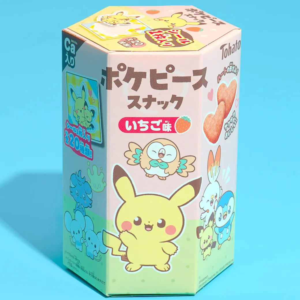 Tohato Pokemon Pokepeace Heart Snack - Strawberry