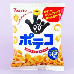 Tohato Poteco Salted Potato Rings Mini Snack Pack