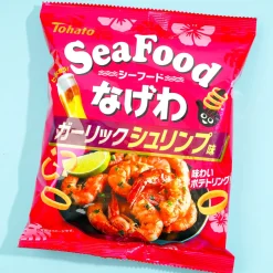 Tohato Seafood Nagewa Potato Ring Snacks - Garlic Shrimp