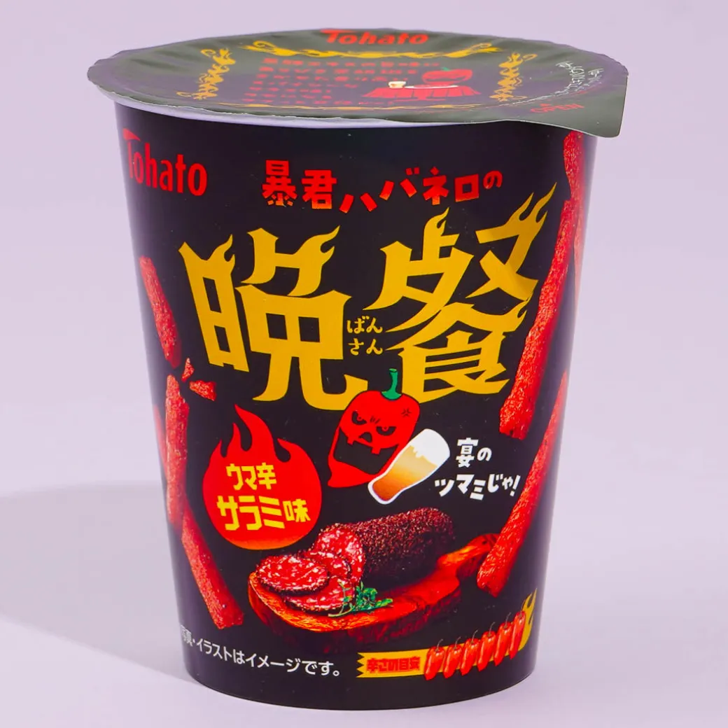 Tohato Tyrant Habanero's Dinner Corn Snack - Spicy Salami