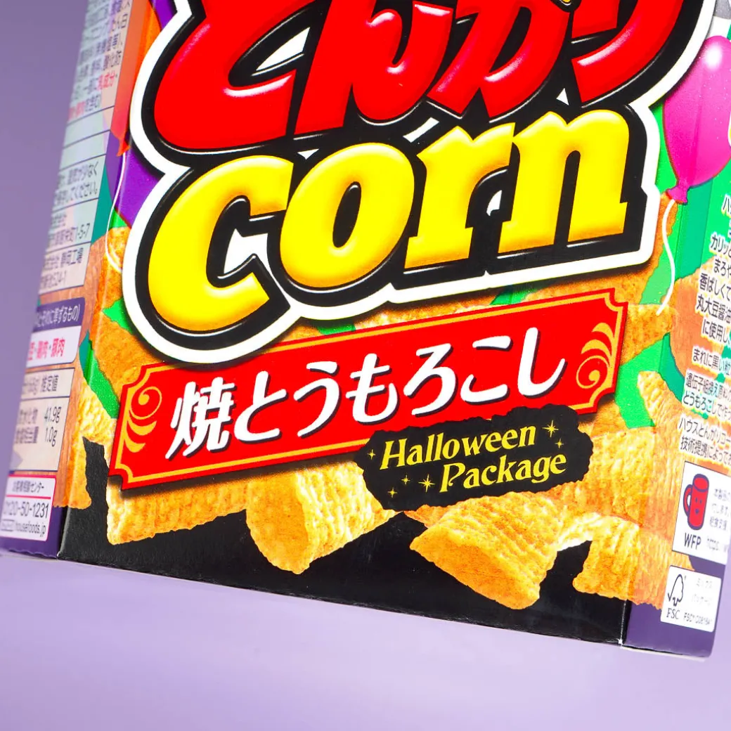 Tongari Corn Snacks Halloween Box - Spicy Roasted Corn