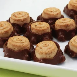 Tree Stump Mini Chocolate Cookies