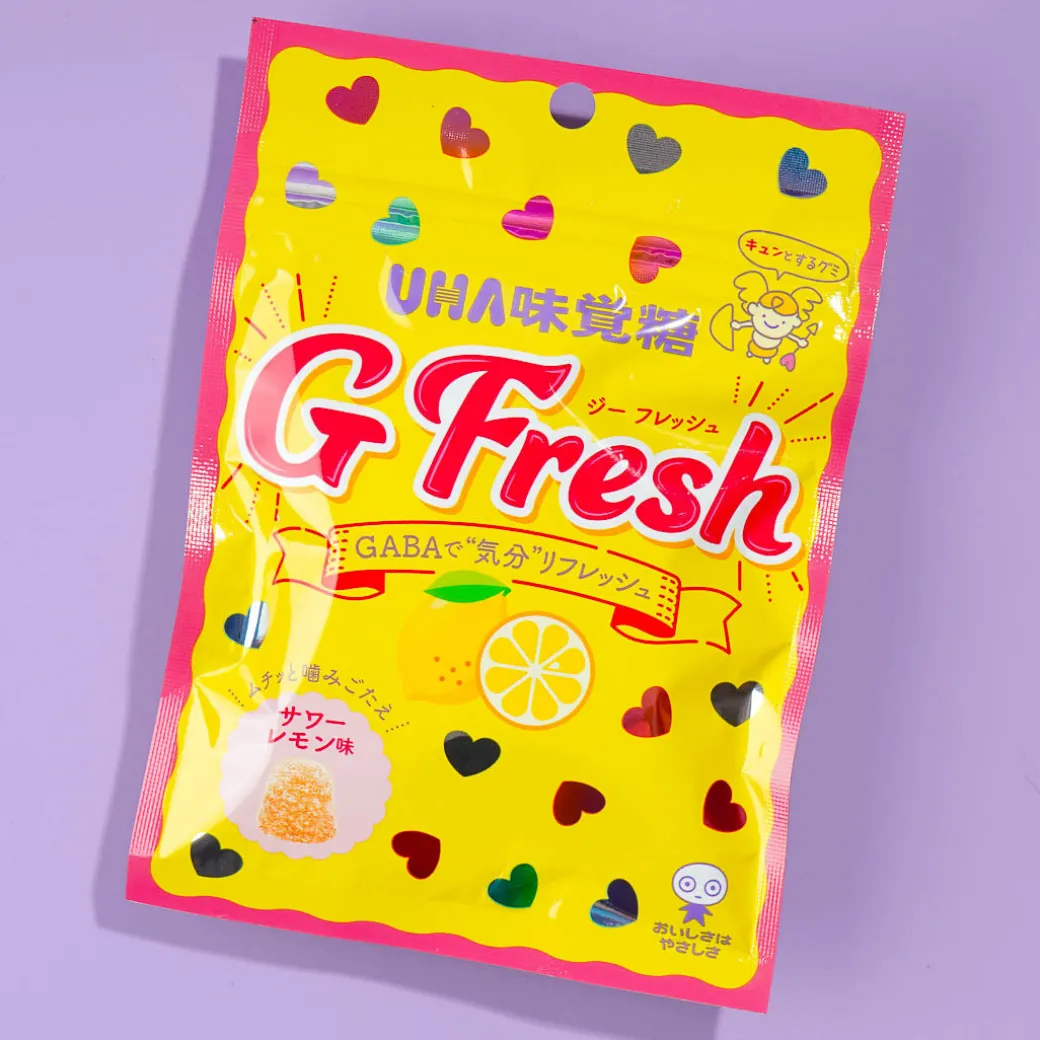 UHA Mikakuto G Fresh Gummy Candy - Sour Lemon