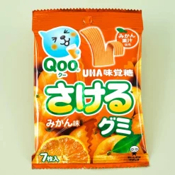 UHA Sakeru Split Gummy Candy - Qoo Orange