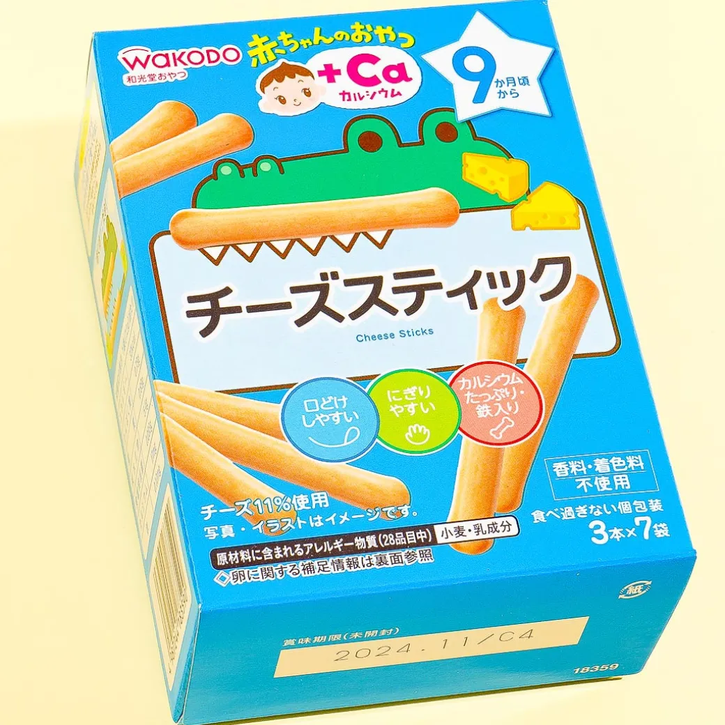 Wakodo Baby +Ca Calcium Cheese Sticks