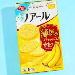 YBC Noir Thin Baked Banana Cream Biscuits